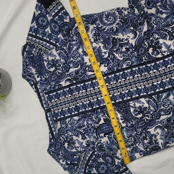 Danny and Nicole blue dress sz 10p - Picture 7 of 11